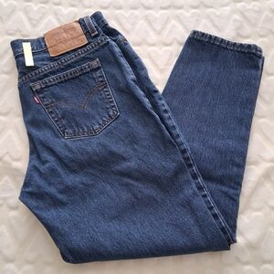 Levi's 512 Men's Dark Blue Straight-Leg Jeans